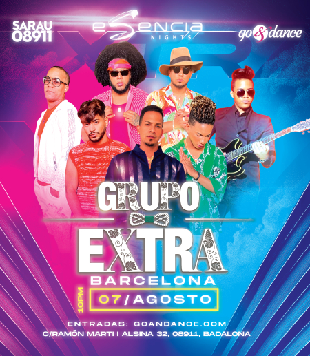 Grupo Extra Concert in Barcelona - Sunday 7th August 2022