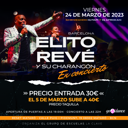 Elito Revé y su charangón en concierto - 24 Marzo 2023