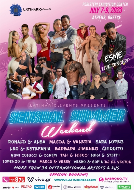 Sensual Summer Weekend + ESME LIVE in Athens 2023
