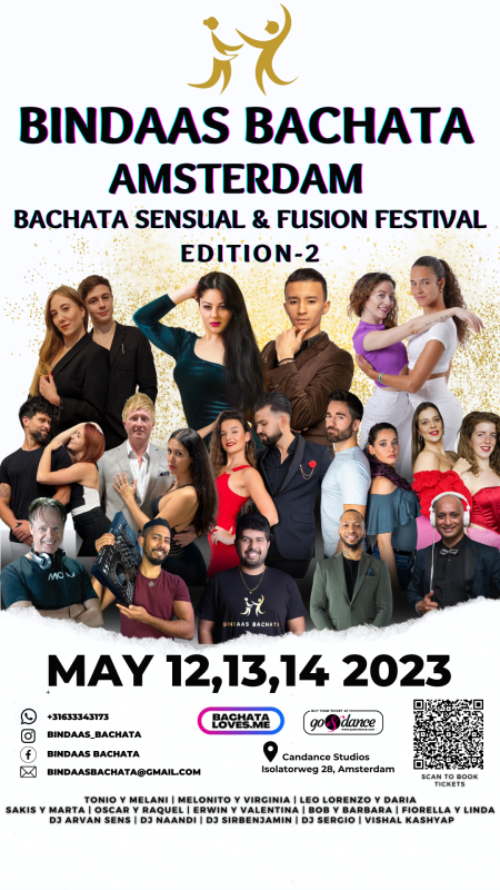 BINDAAS BACHATA Amsterdam Festival - May 2023 (2nd Edition)