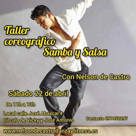 Taller coreográfico de Samba y salsa