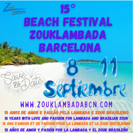 15º Beach Festival Zouk Lambada Bcn 2023