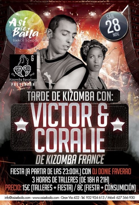Kizomba Barcelona VIP Party - Victor & Coralie Kizomba Francia