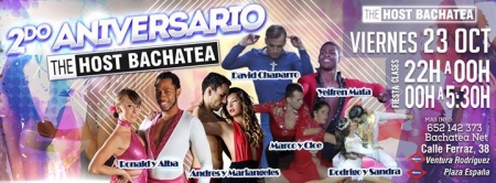 2nd ANIVERSARY THE HOST BACHATEA - with Ronald and Alba and friends