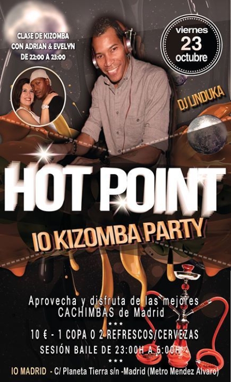 HOT POINT - IO KIZOMBA PARTY - FRIDAY 23 OF OCTOBER