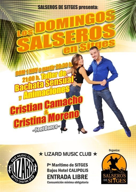 Salsa sundays at Sitges with Cristian Camacho