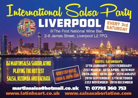 INTERNATIONAL SALSA PARTY LIVERPOOL with Special Guest International Teacher RAFAEL BARO - GERMANY /