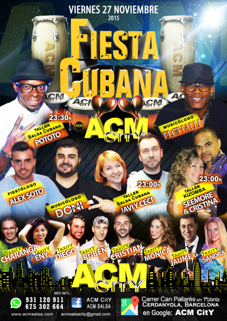 Friday 27th: CUBAN PARTY!!!