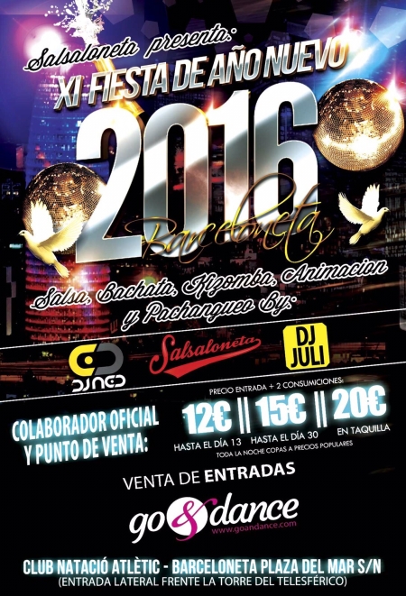 11ª New Year's Eve Salsaloneta Party
