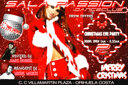 Christmas Eve party at dance club SALA PASSION