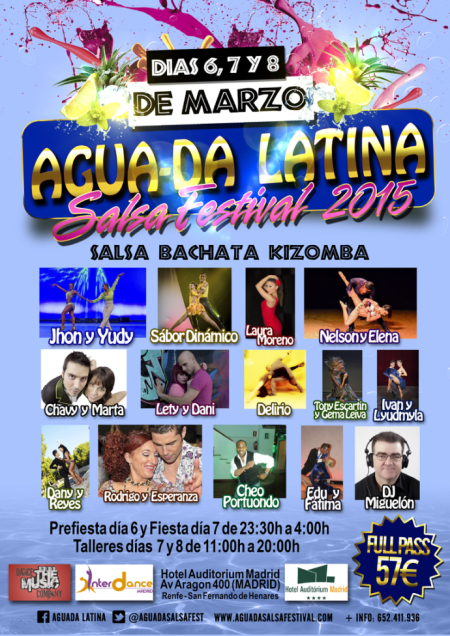 Agua-Da Latina Salsa Festival 2015