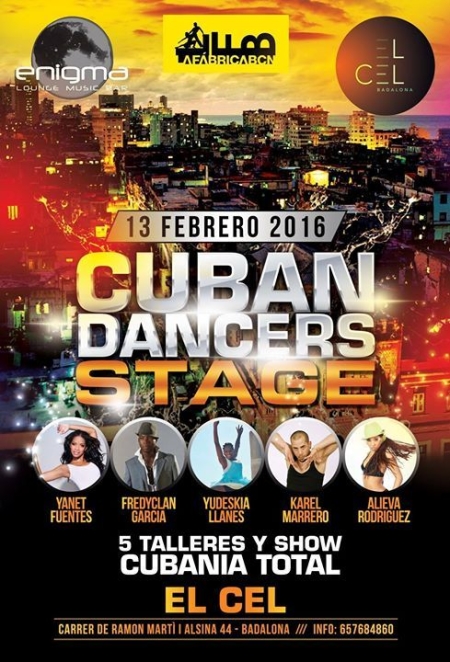 CUBAN DANCERS STAGE