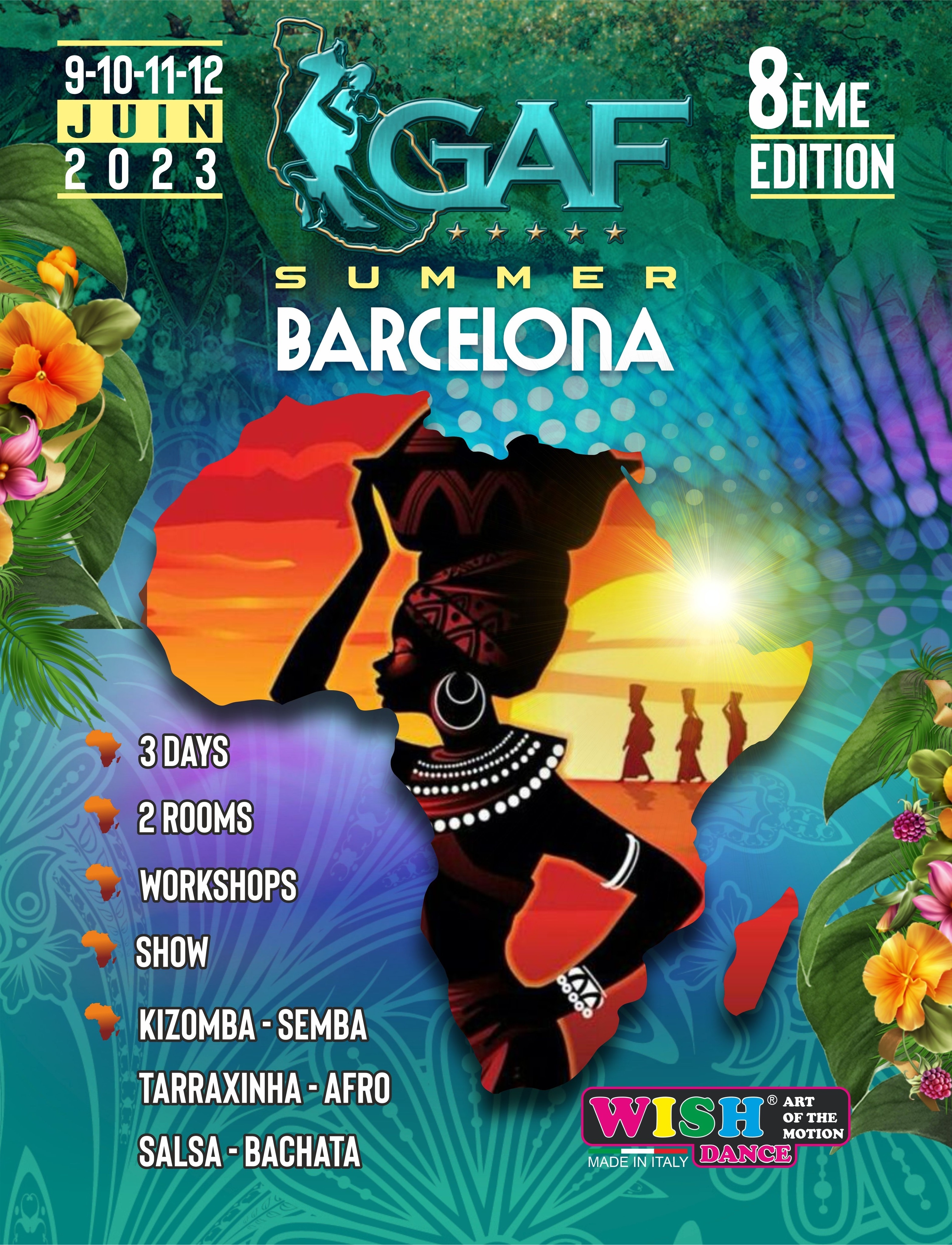 GAF SUMMER FESTIVAL BARCELONA SANTA SUSANA 9 / 12 JUIN 2023
