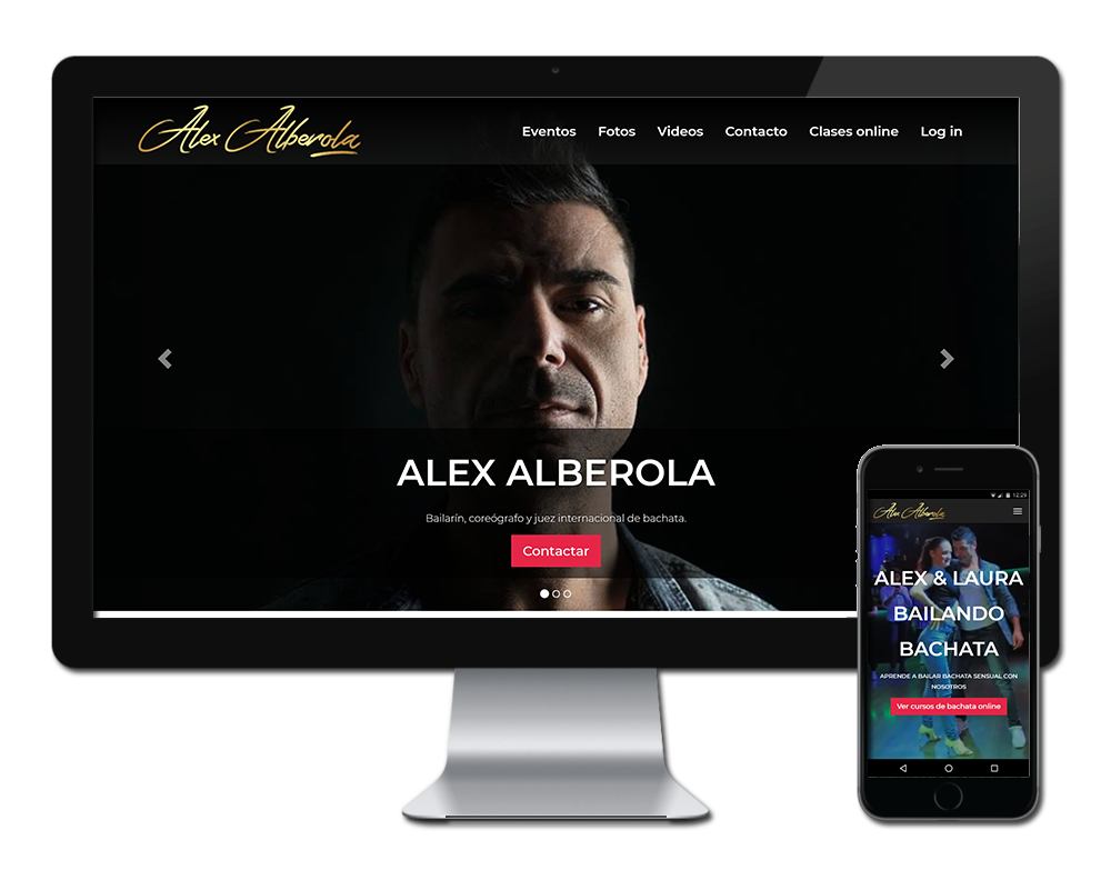 Página web de Álex Alberola